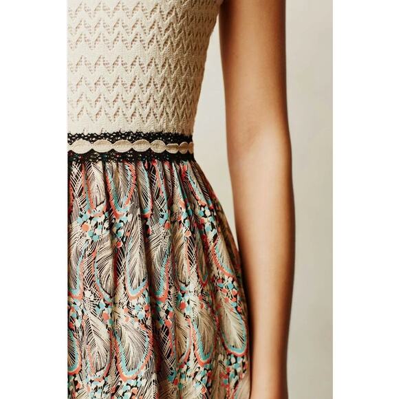 Weston Fit & Flare Arcata Dress | XS Anthropologie, Neutral Motif, Pockets $139 - Picture 3 of 10